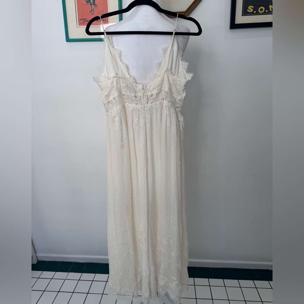 DESIGNER Zimmermann Ivory Lace Jumpsuit - Picture 6 of 7